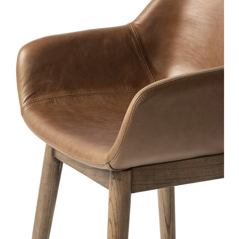 Hannah Swivel Stool in Sonoma Chestnut