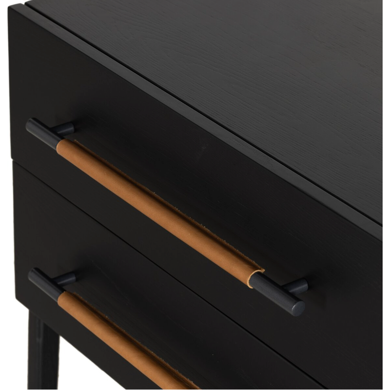 Rosedale Nightstand in Ebony Oak Veneer