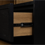 Millie Bookcase in Drifted Matte Black