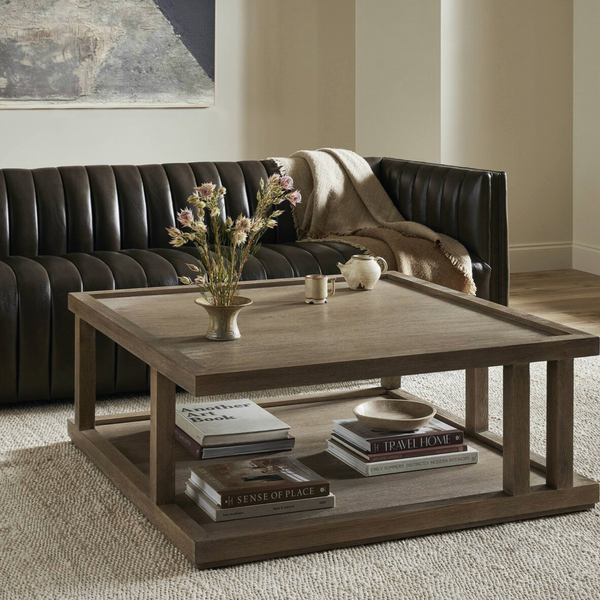Charley Coffee Table in Warm Natural Oak