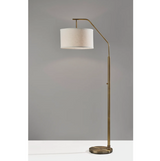 Max Floor Lamp in Antique Brass