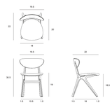 Eye Dining Chair in Warm Grey