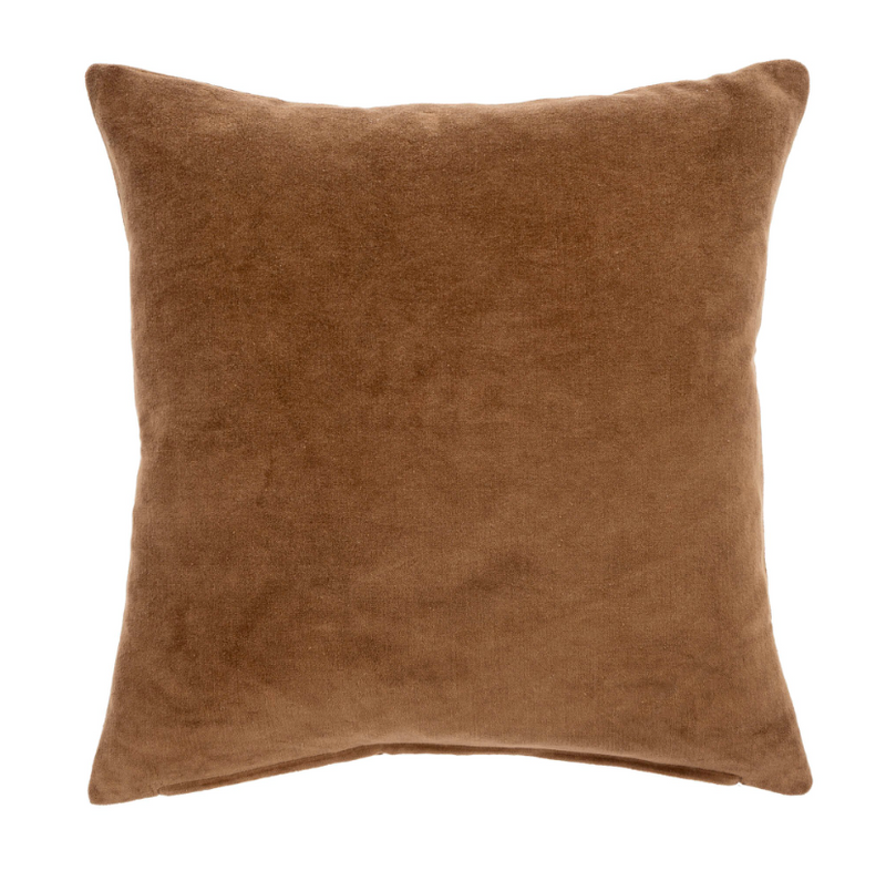 Vera Velvet Cushion 18" x 18" - Sienna