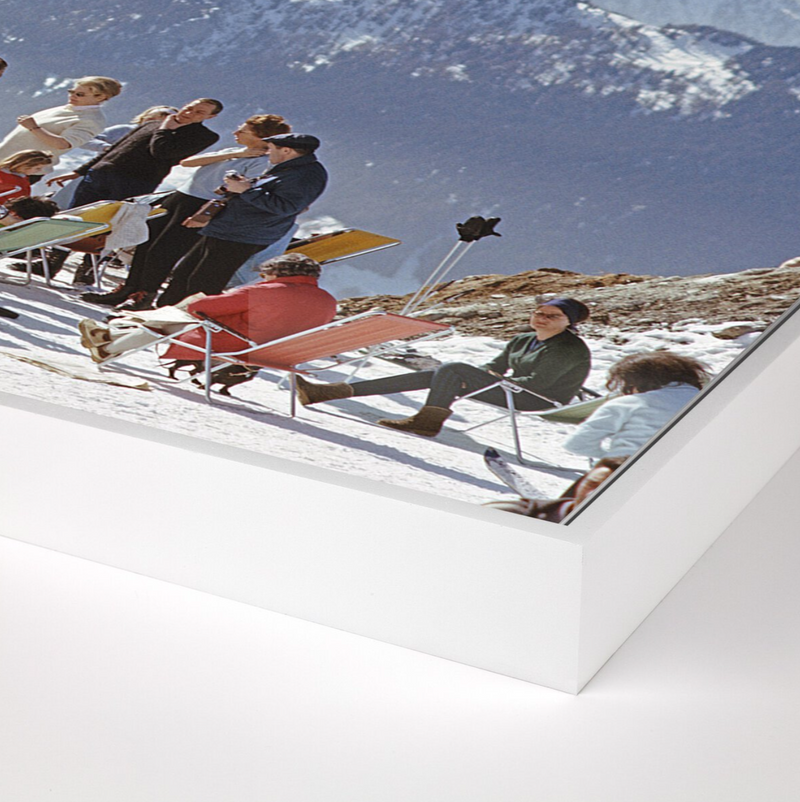 Lounging In Verbier by Slim Aarons