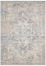 Lucia Grey and Sunset Area Rug