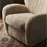 Amelie Chair in Beige Shearling