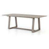 Atherton Outdoor Dining Table- Grey