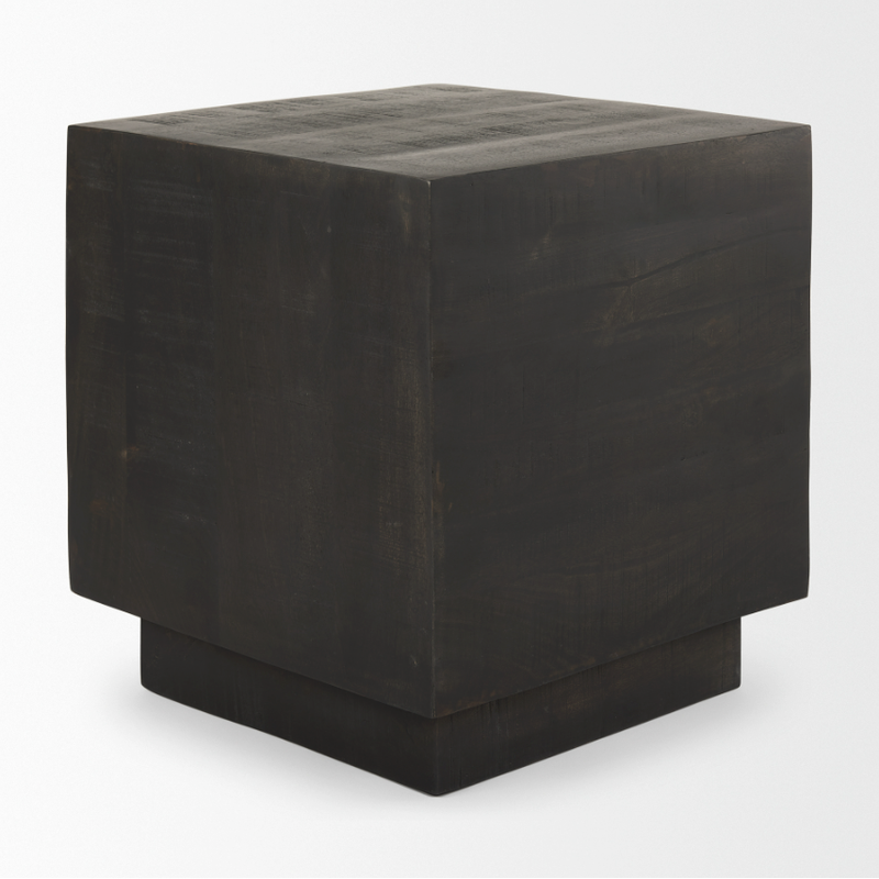 Hayden End Table in Dark Brown