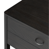 Zuma Nightstand in Smoked Black Ash Veneer