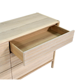 Runway 6 Drawer Dresser in Light Oak