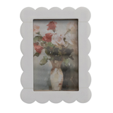 White Scallop Photo Frame