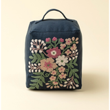 Embroidered Floral Doorstop