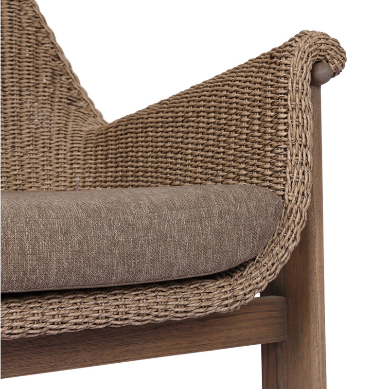 Santoro Outdoor Chair in Ellor Brown