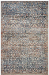 Jules Area Rug - Denim and Spice