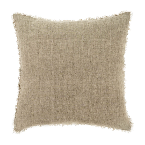 Lina Linen Cushion - Almond 20"