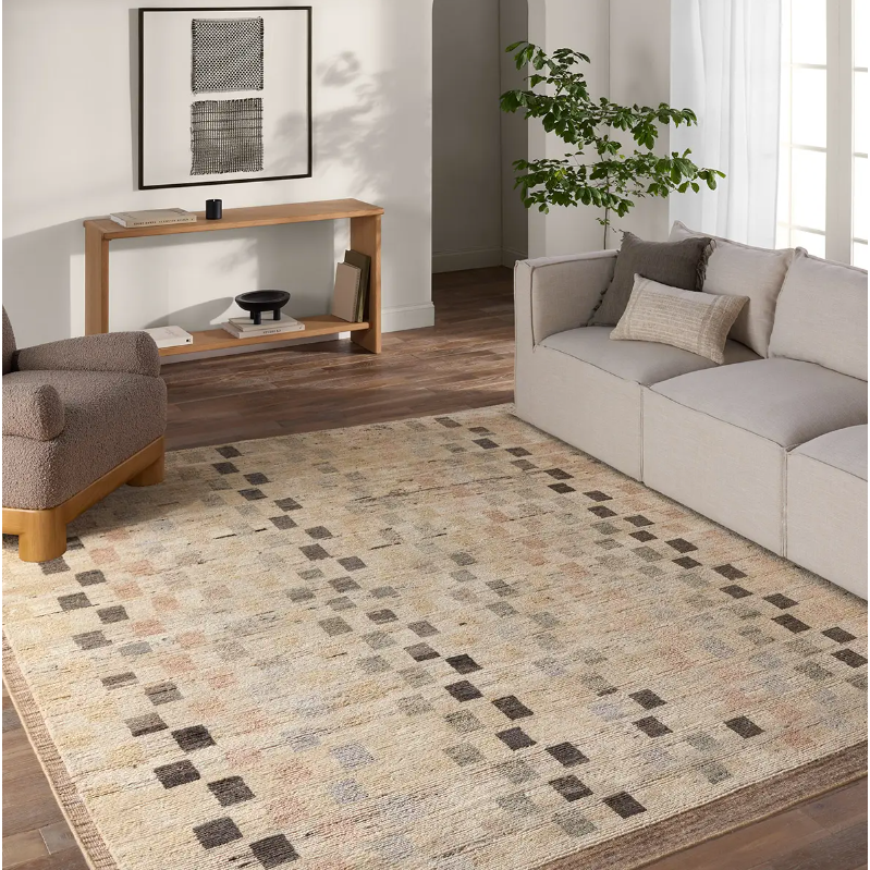 Kazben Ituri Rug in Angora/Caribou