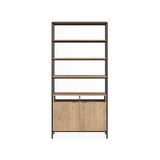 Ambrose Modular Bookcase in Rustic Oak - Large