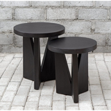 Nadette Nesting Tables | Black