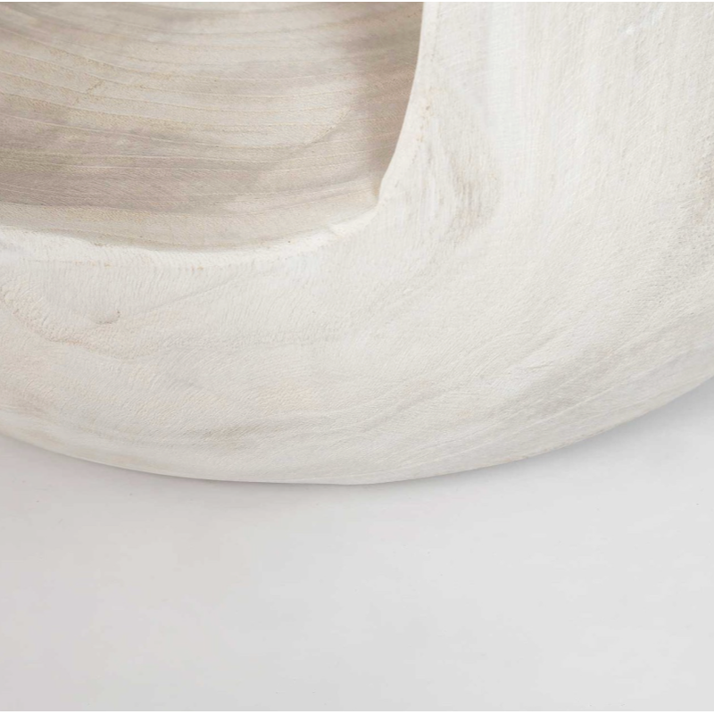 Nova Drift End Table In Whitewash