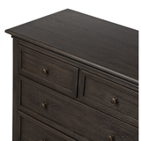 Geoffrey Wide Dresser in Smoked Black Veneer