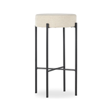 Nocona Stool in Savile Flax