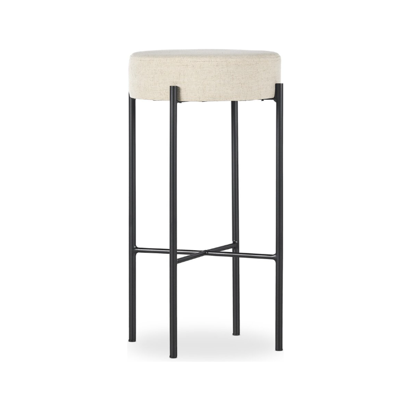 Nocona Stool in Savile Flax