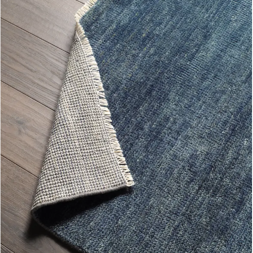 Saga Rug in Denim Blue