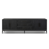 Rosenell Media Console Black