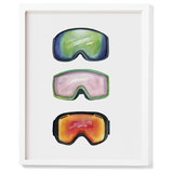 Ski Goggle Trio Watercolour Print