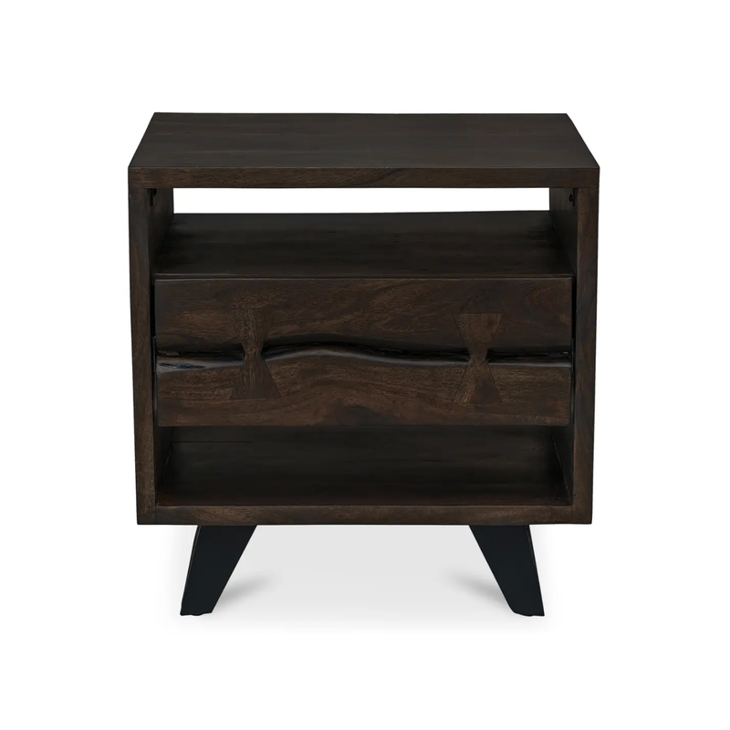 Madagascar Nightstand in Dark Brown