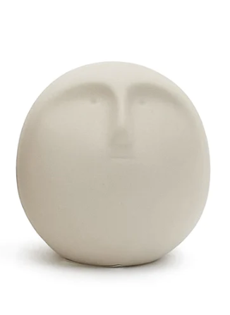 Sandy Ceramic Deco Face
