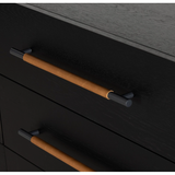 Rosedale 6 Drawer Dresser in Ebony Oak