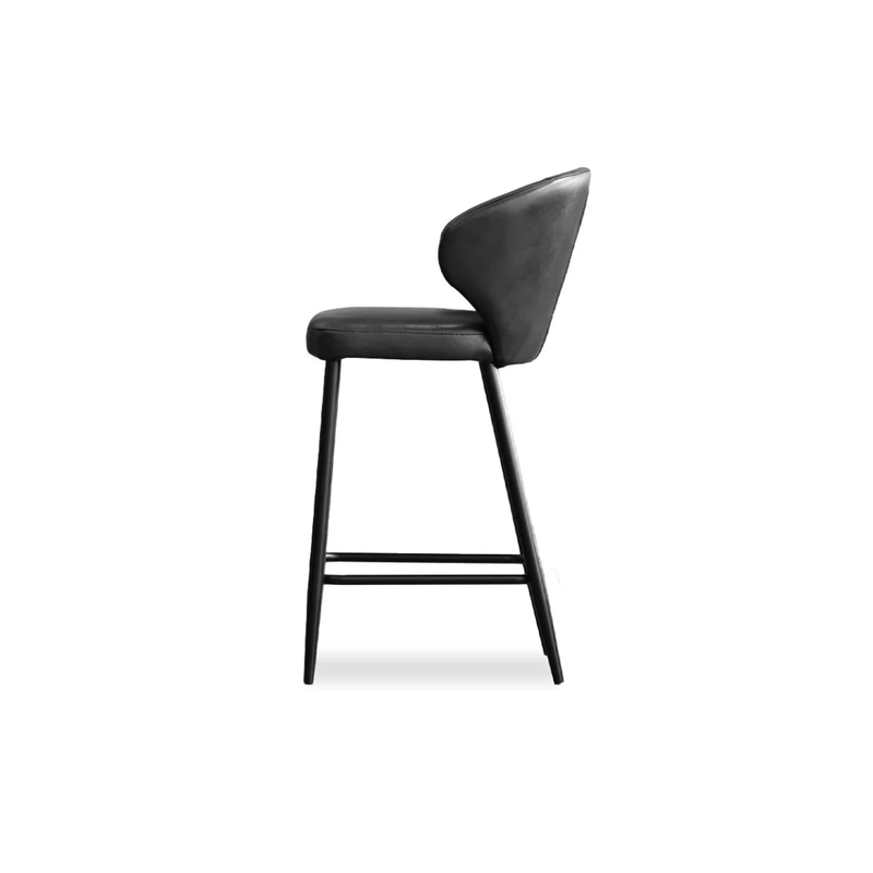 Stretto Counter Stool in Pitch Black