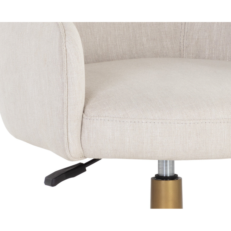 Franklin Office Chair in Beige Linen