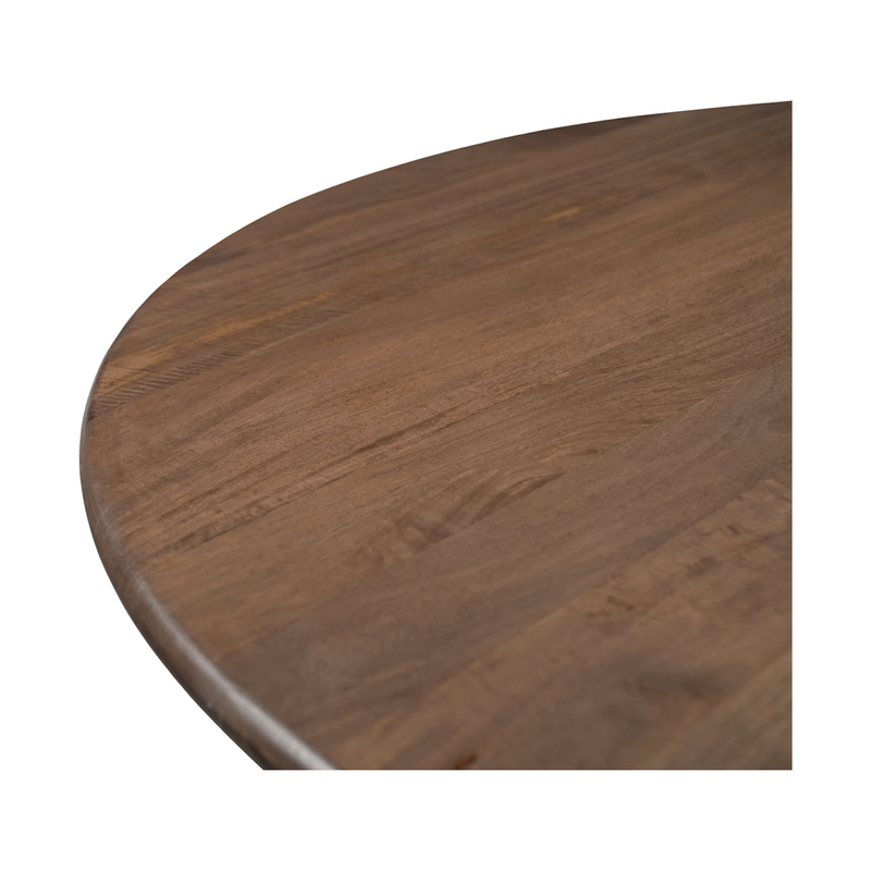 Stanley Dining Table in Dark Brown