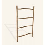 Coffee Wood Wall Ladder