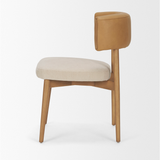 Motley Dining Chair in Tan/ Cream