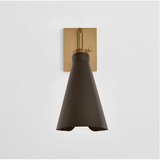 Andersen Sconce in Patina Brass and Bronze