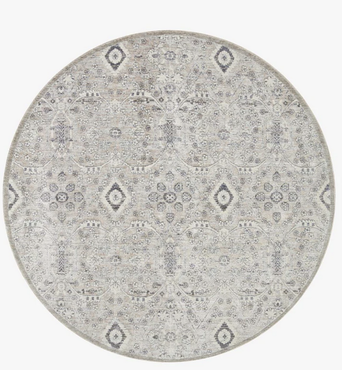Zuma Area Rug - Silver/Sky