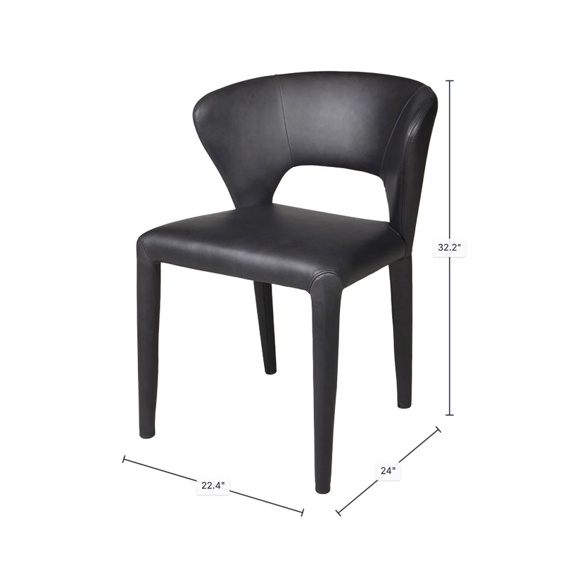 Dakota Dining Chair in Vintage Black