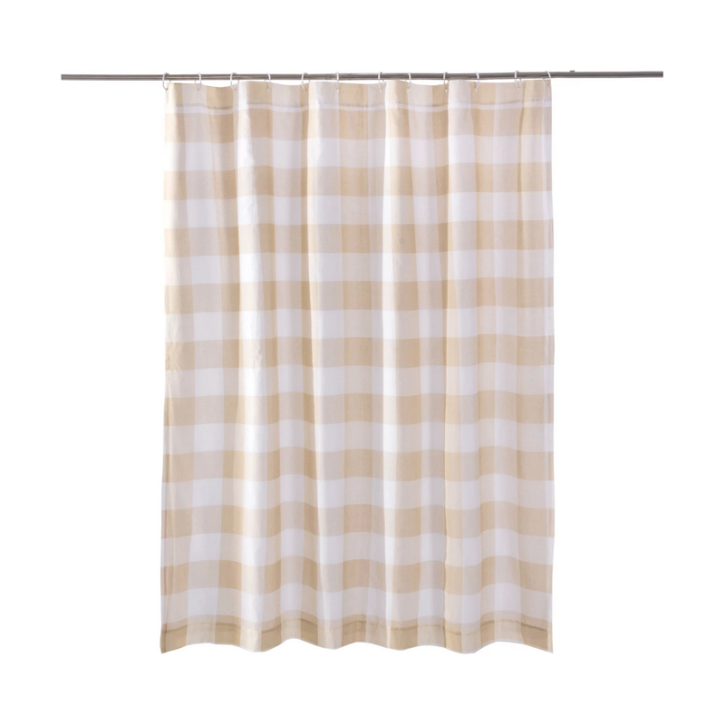 Camden Taupe Shower Curtain