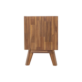 Gia 2 Drawer Nightstand in Warm Pecan
