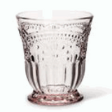 Pink Flower Wine Glass