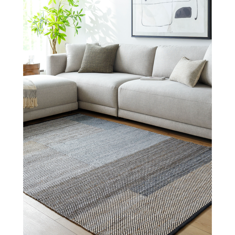 Jocelyn Rug in Blue/Mocha