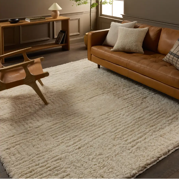 Kounga Pyle Rug in Fog/Oyster Gray