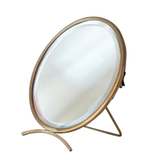 Folding Brass Mirror