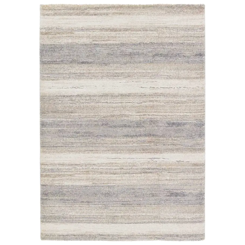 Ferris Rug - White / Grey / Humus