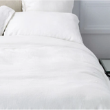 Linen Duvet Cover in White