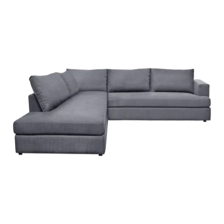 Taylor Left Sectional Asphalt Grey