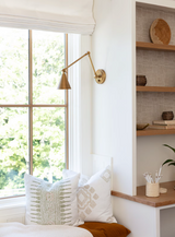 Sal Task Sconce in Natural Brass
